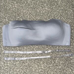 Stylish Gray Bandeau Bra